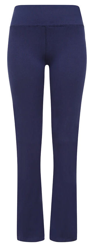 Women's Mudd & Water Retreat yoga pants in navy.