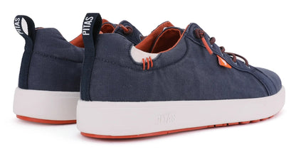 Pitas Mens Malibu Sneakers - Periscope Blue