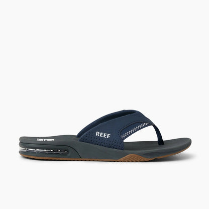 Reef Mens Fanning Bottle Opener Flip Flops - Navy / Shadow