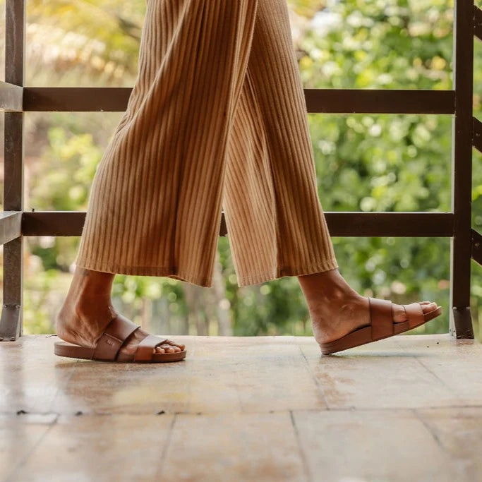 Reef Womens Cushion Vista Sandals - Espresso Duo Brown