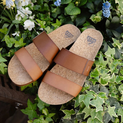 Reef Womens Cushion Vista Sandals - Espresso Duo Brown