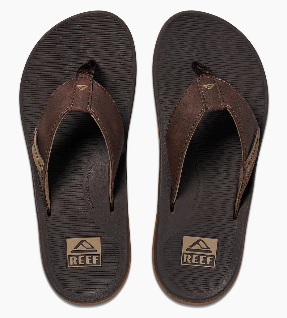 Reef Mens Santa Ana Flip Flops - Brown