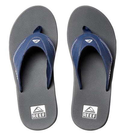 Reef Mens Fanning Bottle Opener Flip Flops - Navy / Shadow
