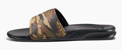 Reef Mens One Slide Padded Strap Slider - Camo