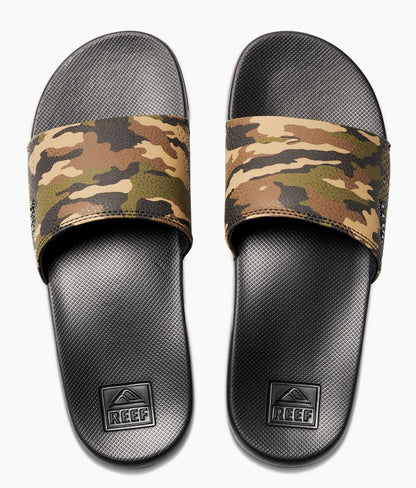 Reef Mens One Slide Padded Strap Slider - Camo