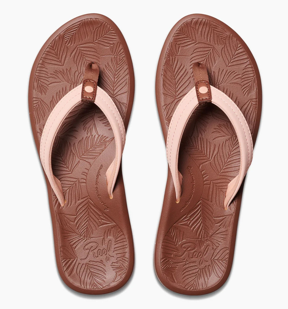 Reef Womens Tides Flip Flops - Peach Parfait