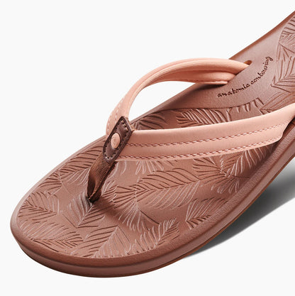 Reef Womens Tides Flip Flops - Peach Parfait