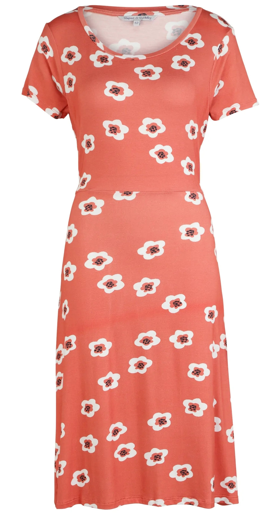 Rupert & Buckley Womens 'Whitson' Floral Dress - Terracotta