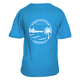 Salt Cellar Kids Porthleven Cornwall Print T-Shirt Turquoise Blue