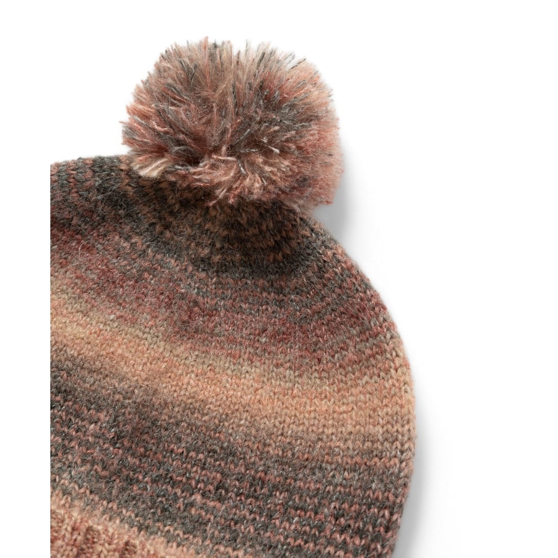Saltrock Adults Lyris Beanie Bobble Hat - Light Orange