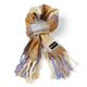 Saltrock Adults Harvest Check Pattern Scarf - Brown & Purple