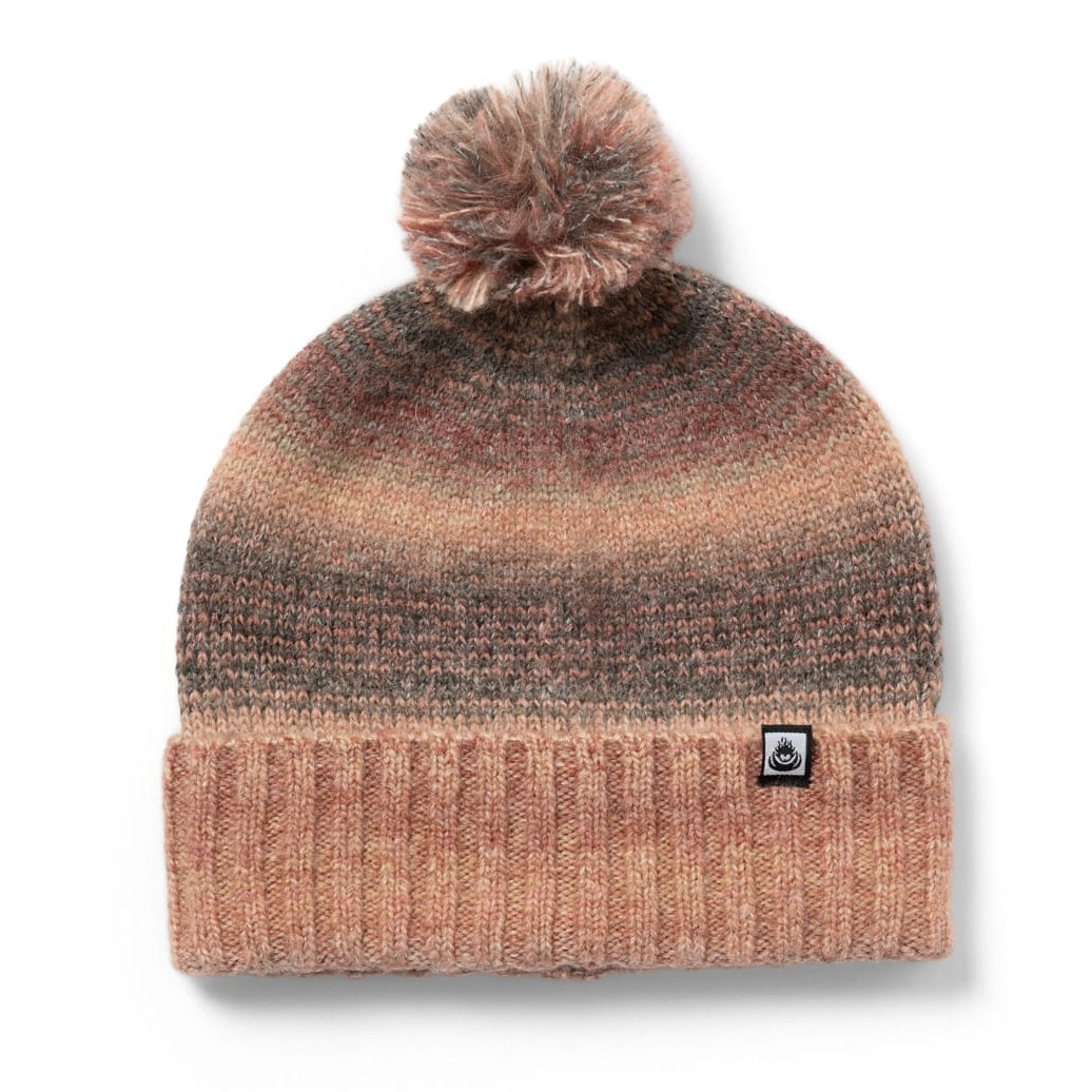 Saltrock Adults Lyris Beanie Bobble Hat - Light Orange