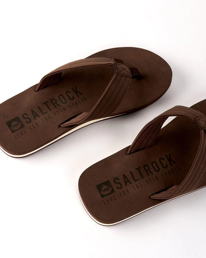 Saltrock Mens Keanu Flip Flops - Brown