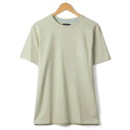 A Saltrock mens Lost Ships short sleeve t-shirt in Light Green