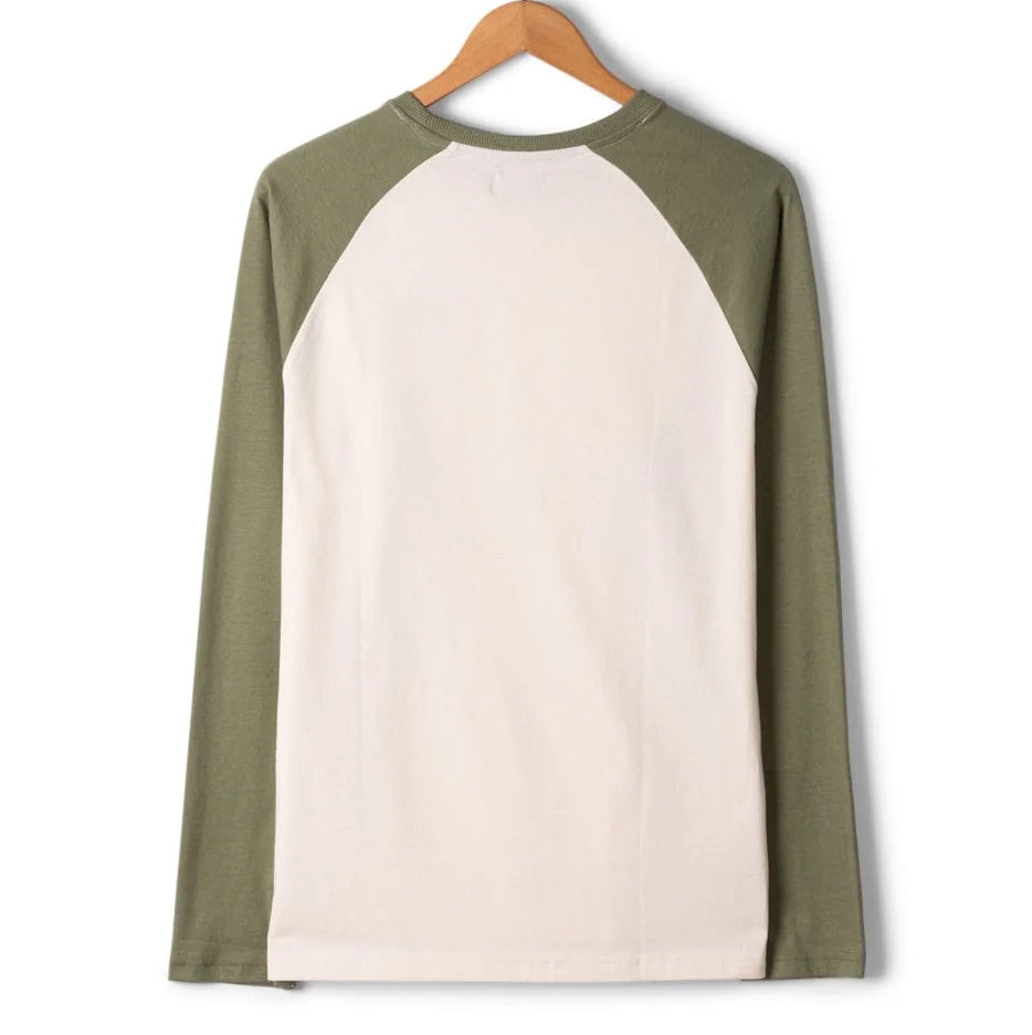 Saltrock Mens Pitcher Emblem Long Sleeve T-Shirt Dark Green