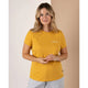 Saltrock Womens Velator Short Sleeve T-Shirt in Gold Yellow