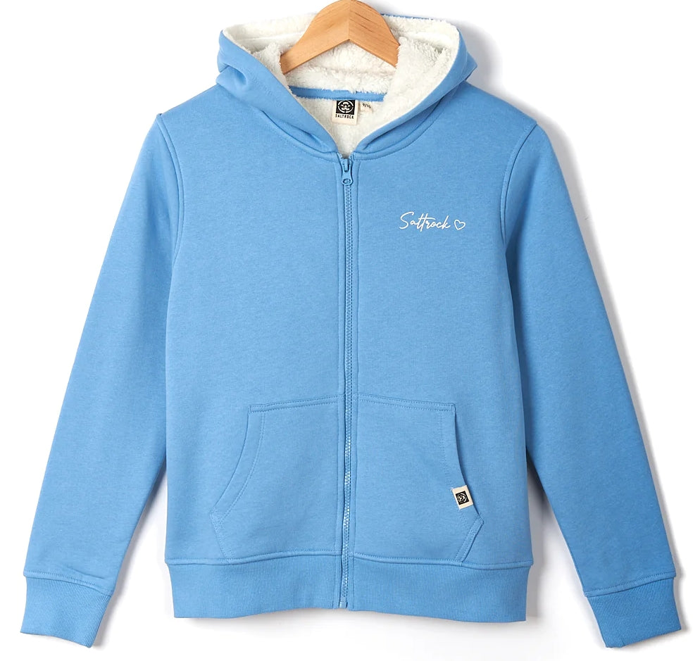 Girls fur lined hoodie 2025