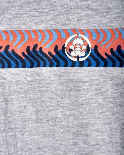 Saltrock Kids Wave Stripe Short Sleeve Tee - Grey