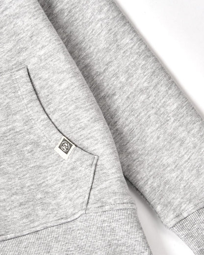 Saltrock Kids Tok Corp Zip Hoodie - Grey Marl