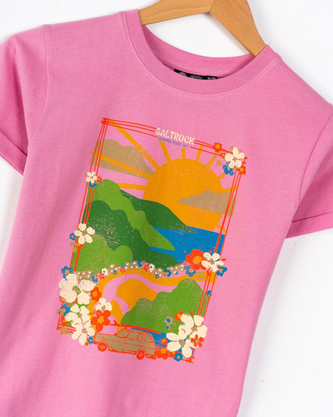 Saltrock Kids Highway Short Sleeve T-Shirt - Pink