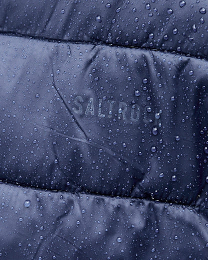 Saltrock Mens Resin Recycled Padded Jacket - Dark Blue