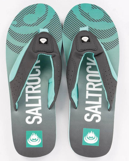 Saltrock Mens Bunker Flip Flops - Turquoise