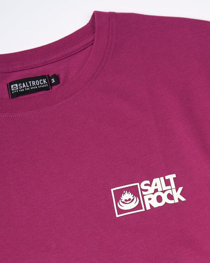 Saltrock Mens Original Short Sleeve Tee - Burgundy