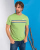 Saltrock Mens Classic Stripe Short Sleeve T-Shirt Green