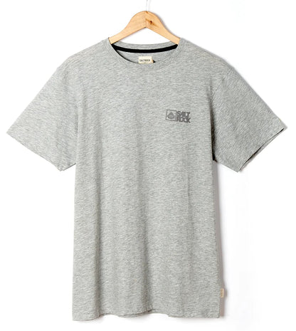 Saltrock Mens Corp 20 Tee - Grey Marl