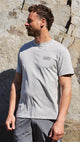 Saltrock Mens Corp 20 Tee Grey Marl