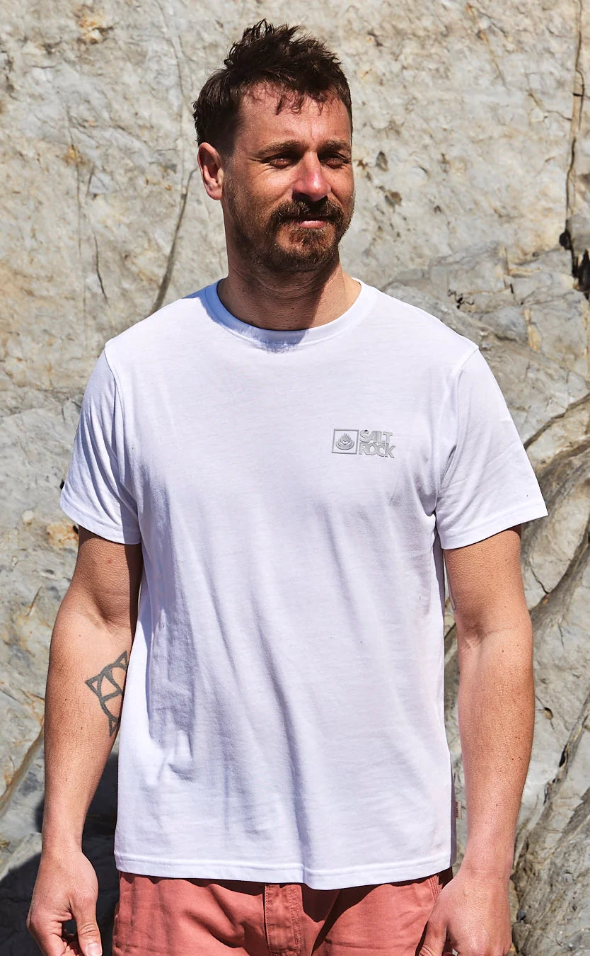 Saltrock Mens Corp 20 Tee - White