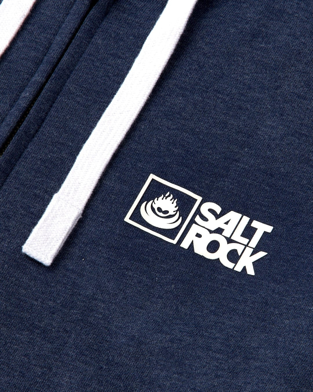 Saltrock Mens Original Zip Hoodie - Blue Marl