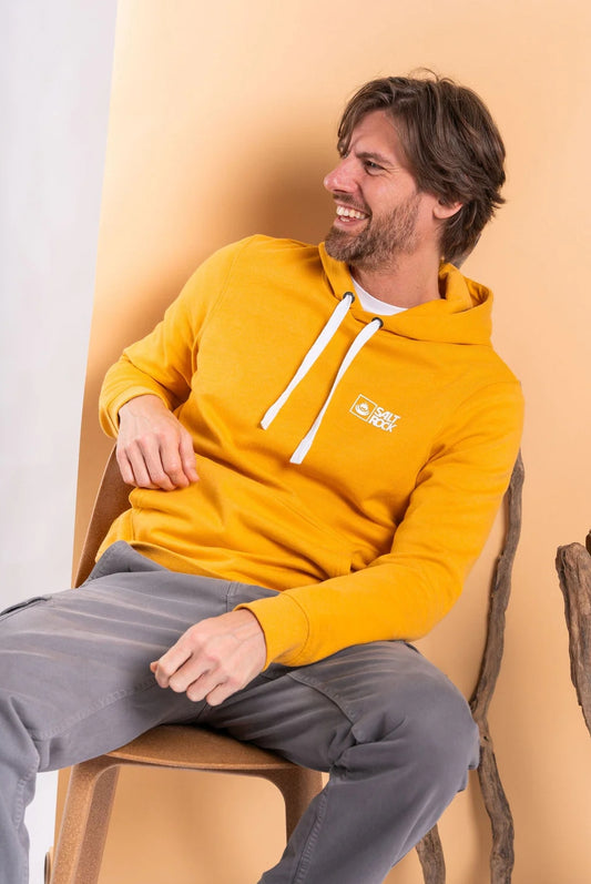 Saltrock Mens Original Pop Hoodie - Gold