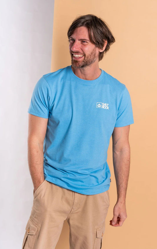 Saltrock Mens Original Short Sleeve Tee - Light Blue