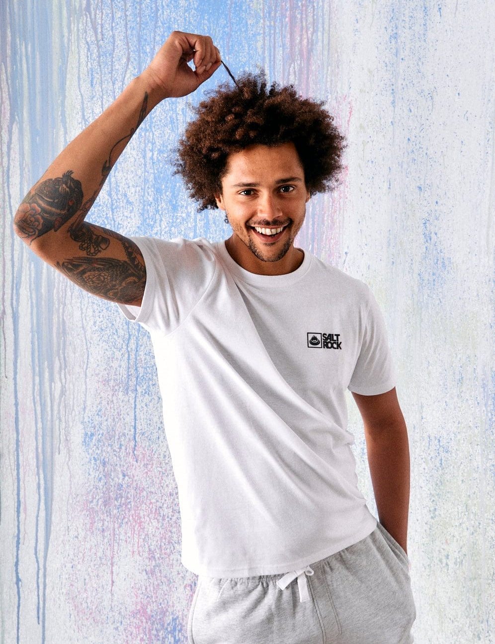 Saltrock Mens Original Short Sleeve T-Shirt - White