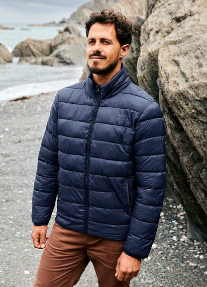 Saltrock Mens Resin Recycled Padded Jacket - Dark Blue