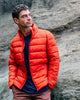 Saltrock Mens Resin Recycled Padded Jacket Dark Red