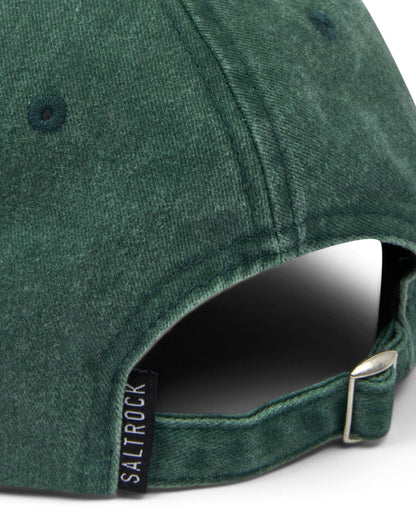 Saltrock Palm Cap in washed green with buckle adjustable back.