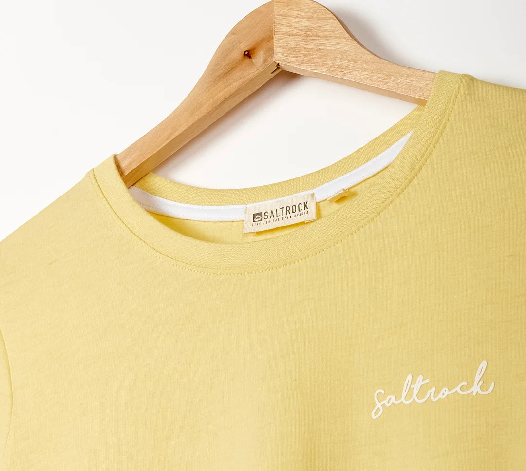 Saltrock Womens Velator Short Sleeve Tee - Light Yellow