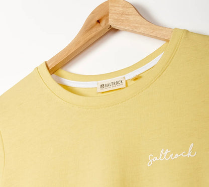 Saltrock Womens Velator Short Sleeve Tee - Light Yellow