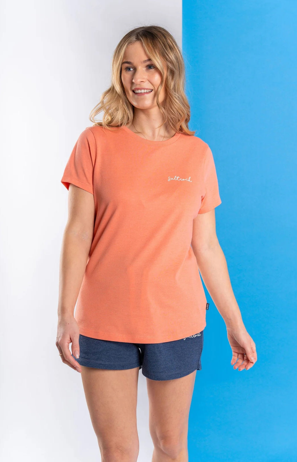 Saltrock Womens Velator Short Sleeve Tee - Coral