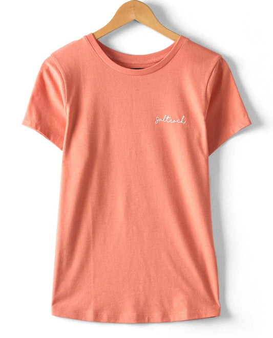 Saltrock Womens Velator Short Sleeve Tee - Coral