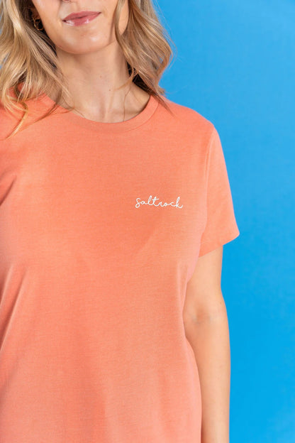 Saltrock Womens Velator Short Sleeve Tee - Coral