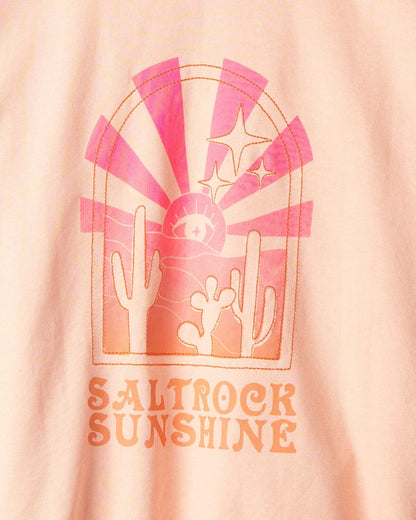 Saltrock Womens Sunshine Pop Hoodie - Peach