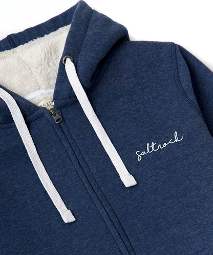Saltrock Womens Velator Borg Lined Hoodie - Blue