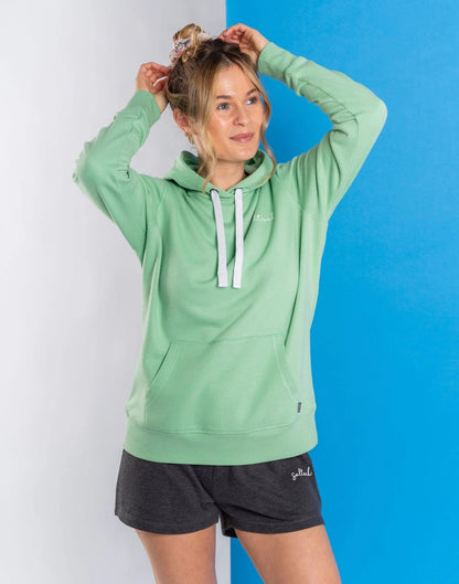 Saltrock Womens Velator Pop Hoodie - Light Green
