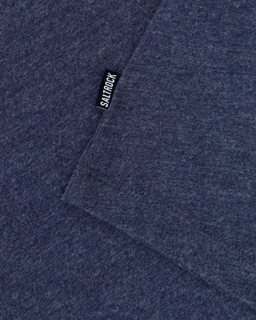 Women's short sleeve Velator tee from Saltrock in Blue Marl with side hem logo label.