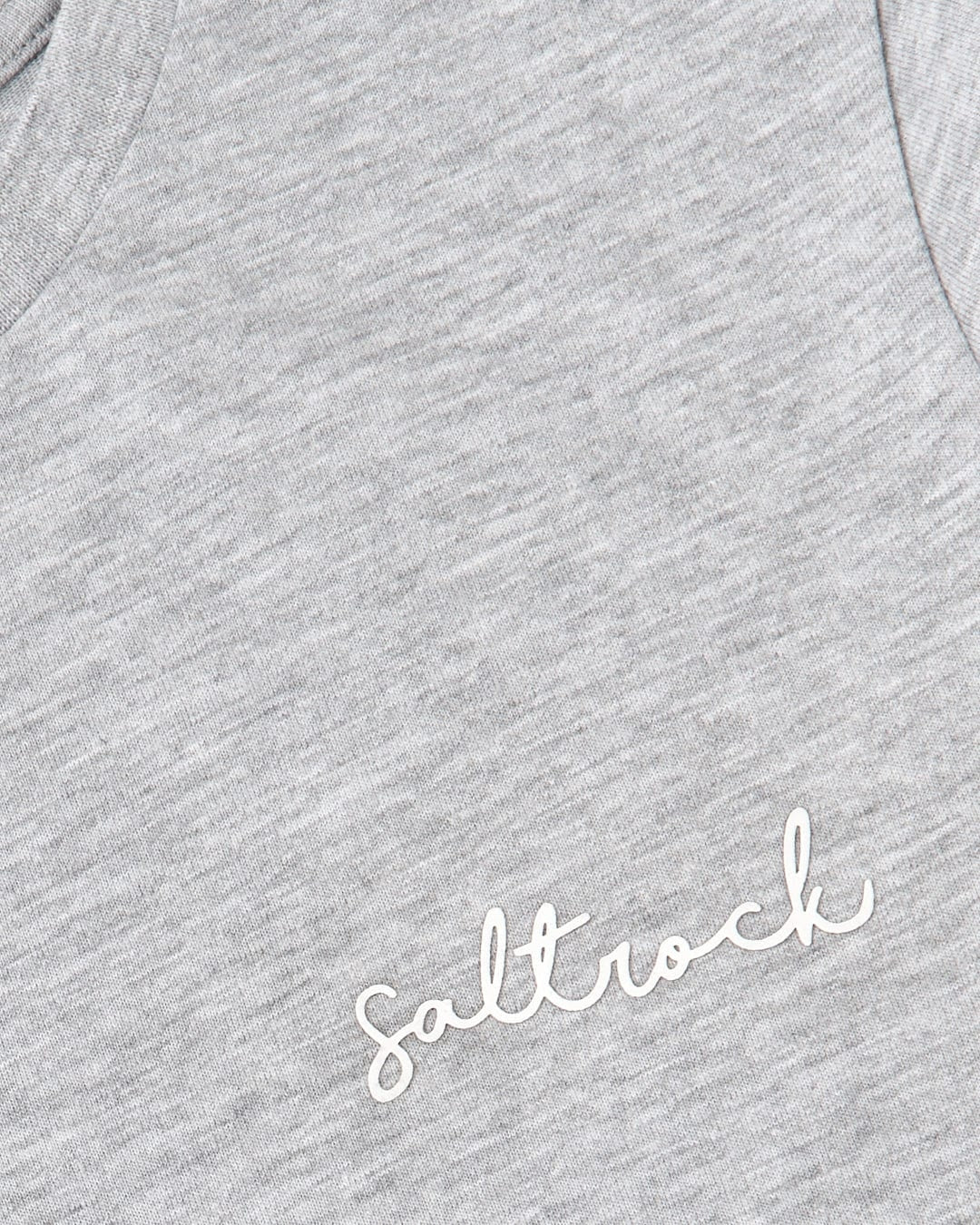 Women's Saltrock Velator plain tee in grey with small logo on the chest.