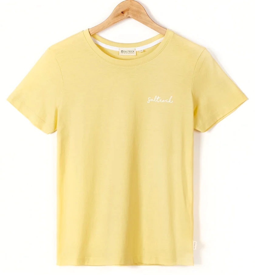 Saltrock Womens Velator Short Sleeve Tee - Light Yellow