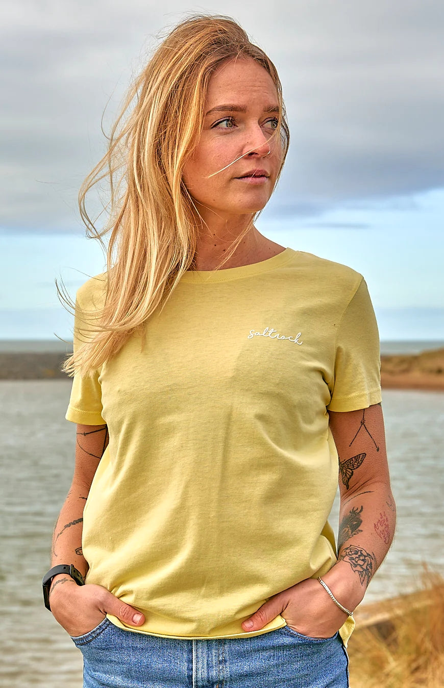 Saltrock Womens Velator Short Sleeve Tee - Light Yellow